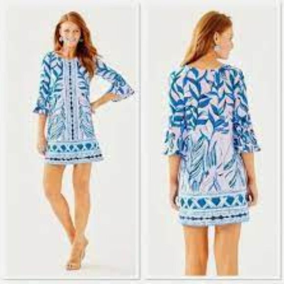 ✅ Lilly Pulitzer Ophelia Swing Dress Heat Wave $178 SIZE SMALL - Picture 2 of 9
